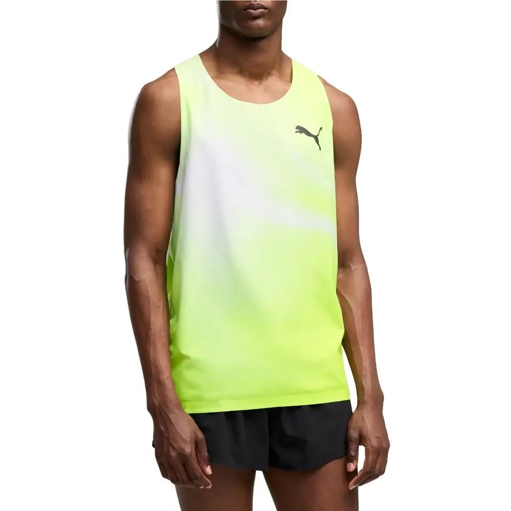 Puma clothing - PUMA Lightspeed Ultraweave Lightweight Running Singlet - 52856455 - Green (UPC: 199260836945) 1