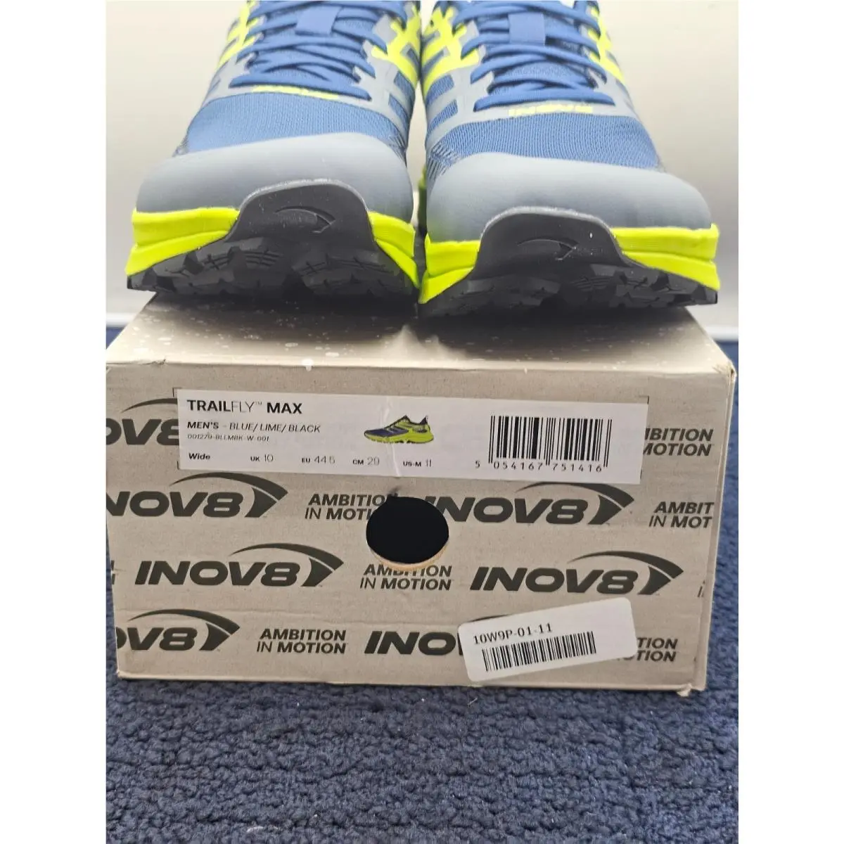 inov-8 shoes - Inov-8 TrailFly Max - TrailFly Max - 001279-BLLMBK-W-001 - Blue Lime (UPC: 5054167751416) 0