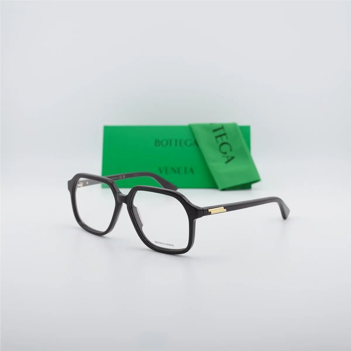 BV1329O 005 Dark Purple 55mm Eyeglasses by Bottega Veneta