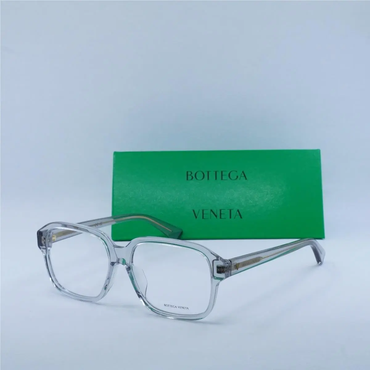 BV1295O 004 Grey 57mm Eyeglasses by Bottega Veneta