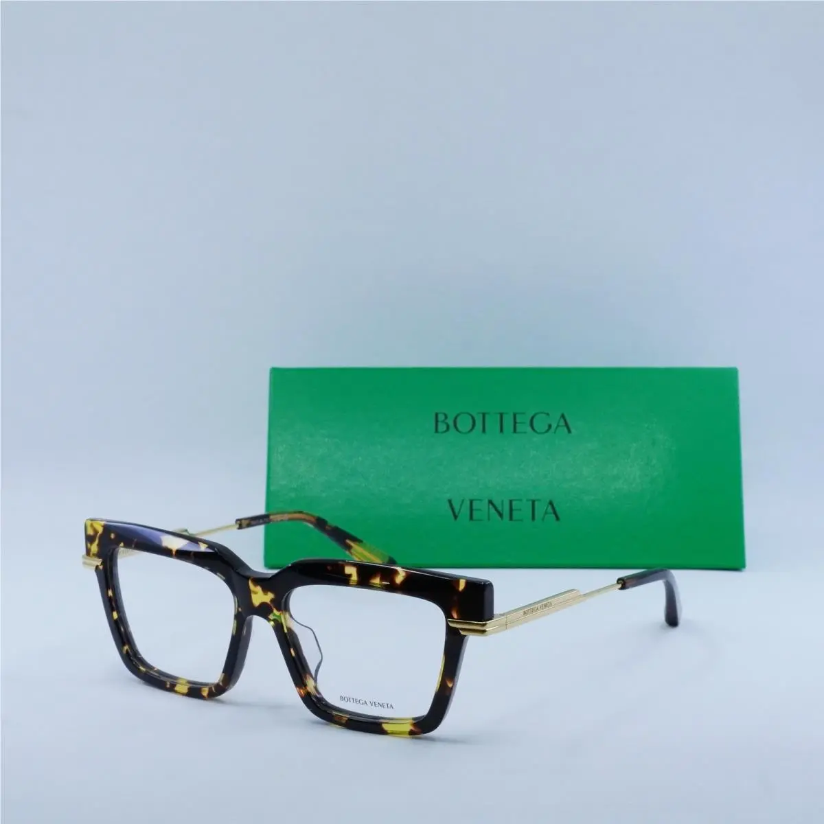 BV1243O 002 Havana 53mm Eyeglasses by Bottega Veneta