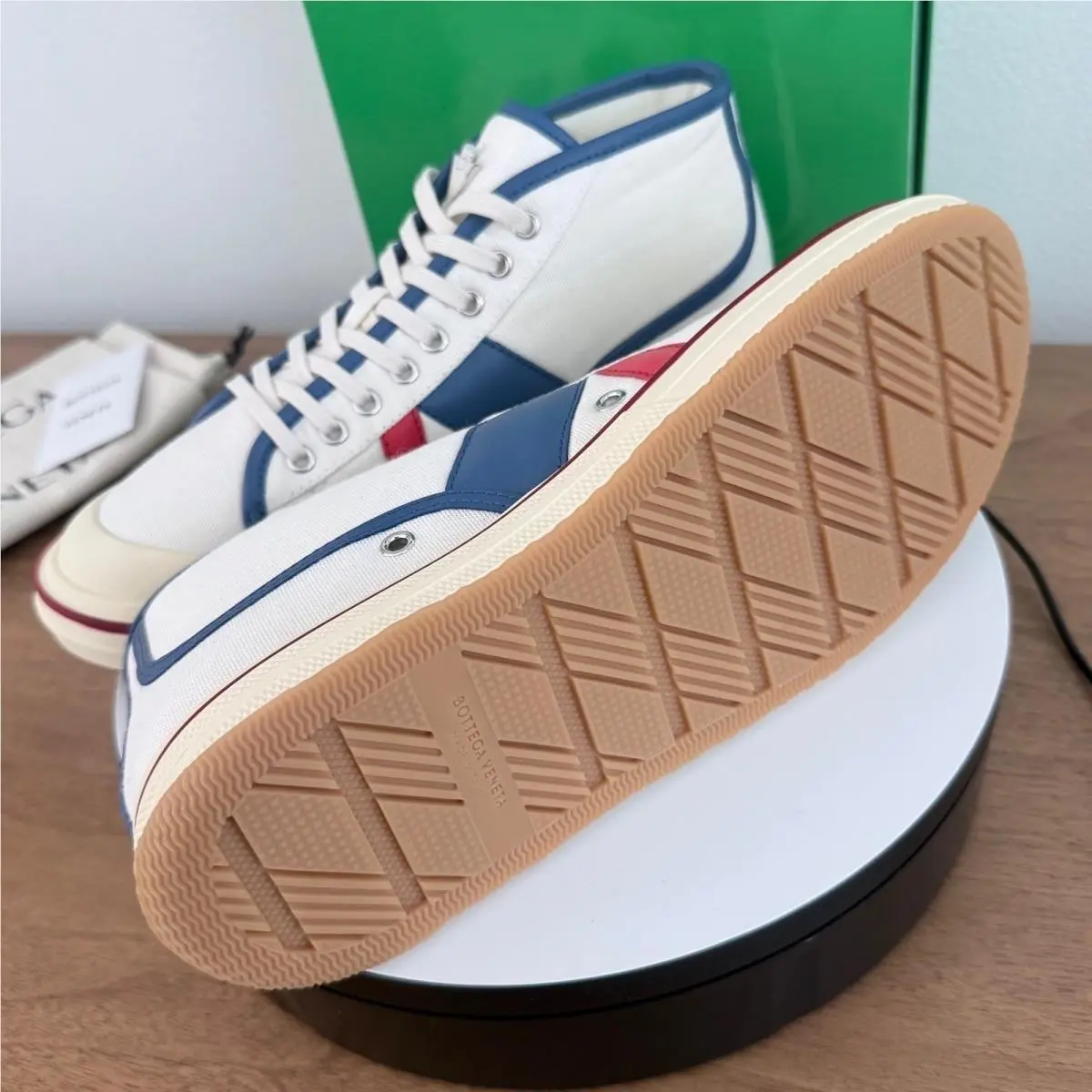 Bottega Veneta shoes - Summer Canvas High Top - Summer Canvas High Top - White 10