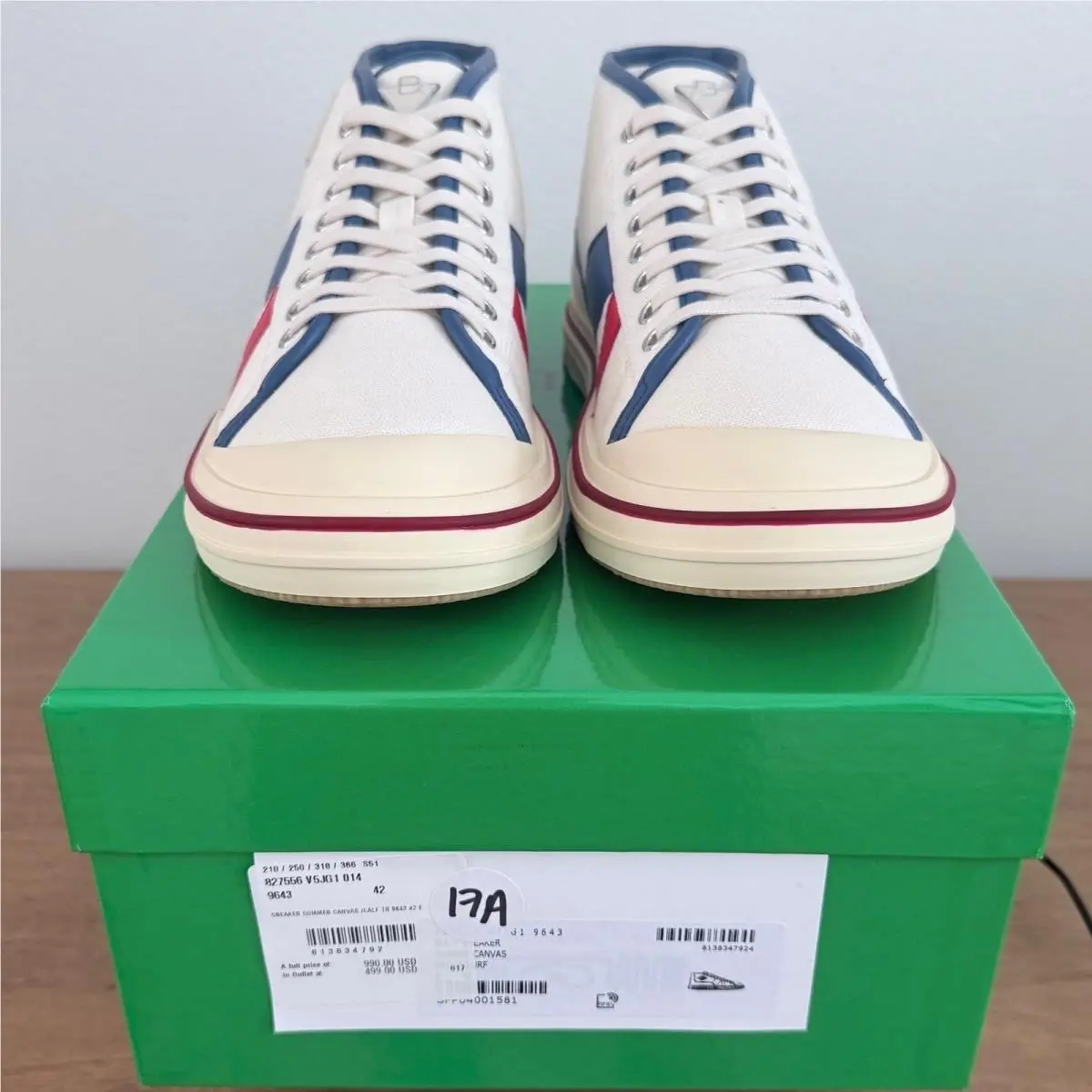 Bottega Veneta shoes - Summer Canvas High Top - Summer Canvas High Top - White 3