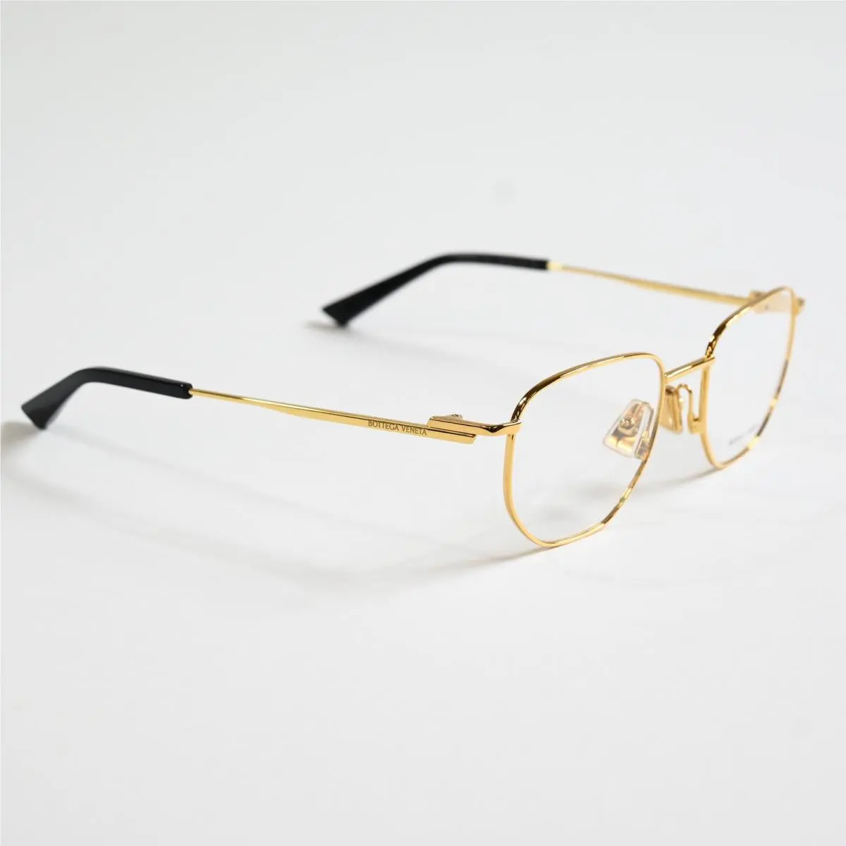 Bottega BV1301O 001 Unisex Eyeglasses Gold 50mm by Bottega Veneta