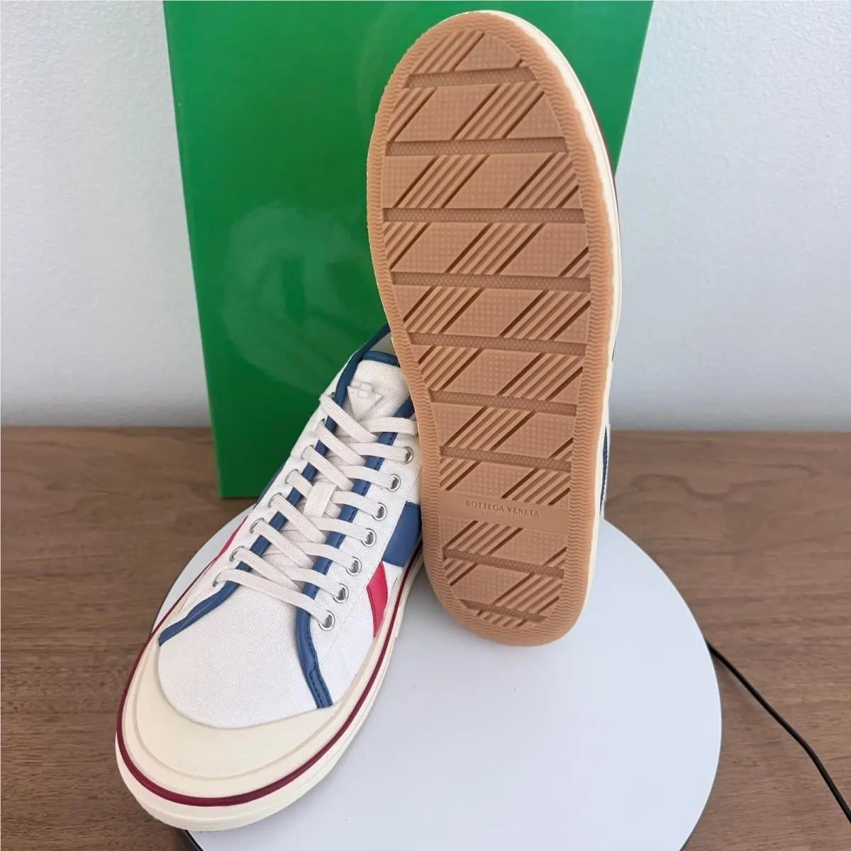 Bottega Veneta shoes - Summer Canvas High Top - Summer Canvas High Top - White 12