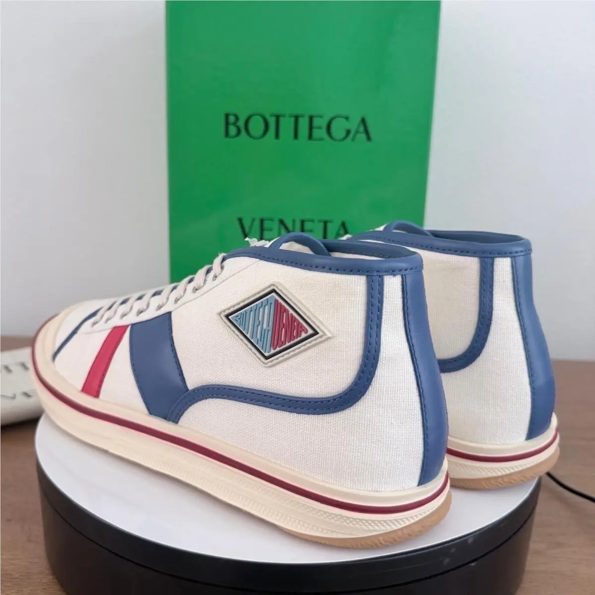 Bottega Veneta shoes - Summer Canvas High Top - Summer Canvas High Top - White 7