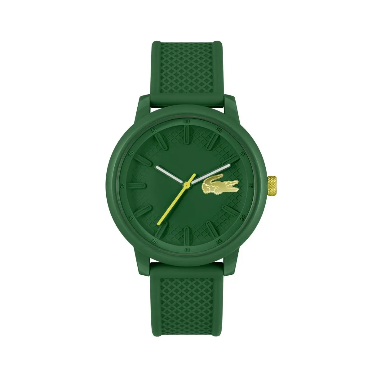 Lacoste L.12.12 Hero Men`s Quartz Watch - 48 MM Dial - Silicone Green