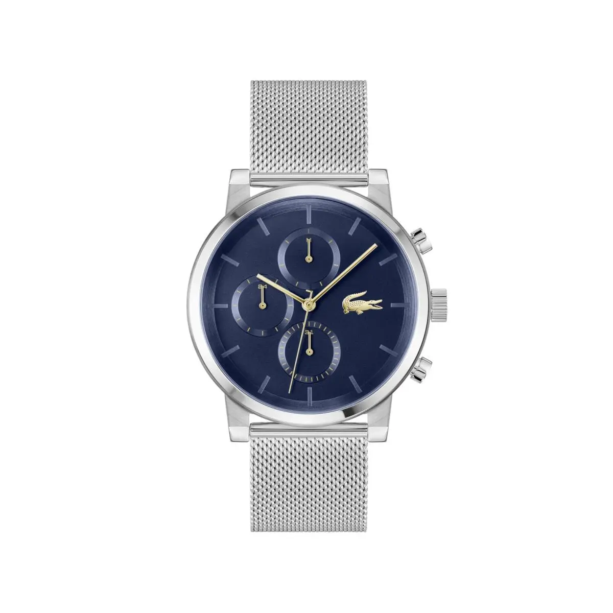 Lacoste Replay Men`s Watch - Multifunction - Contemporary Blue Silver