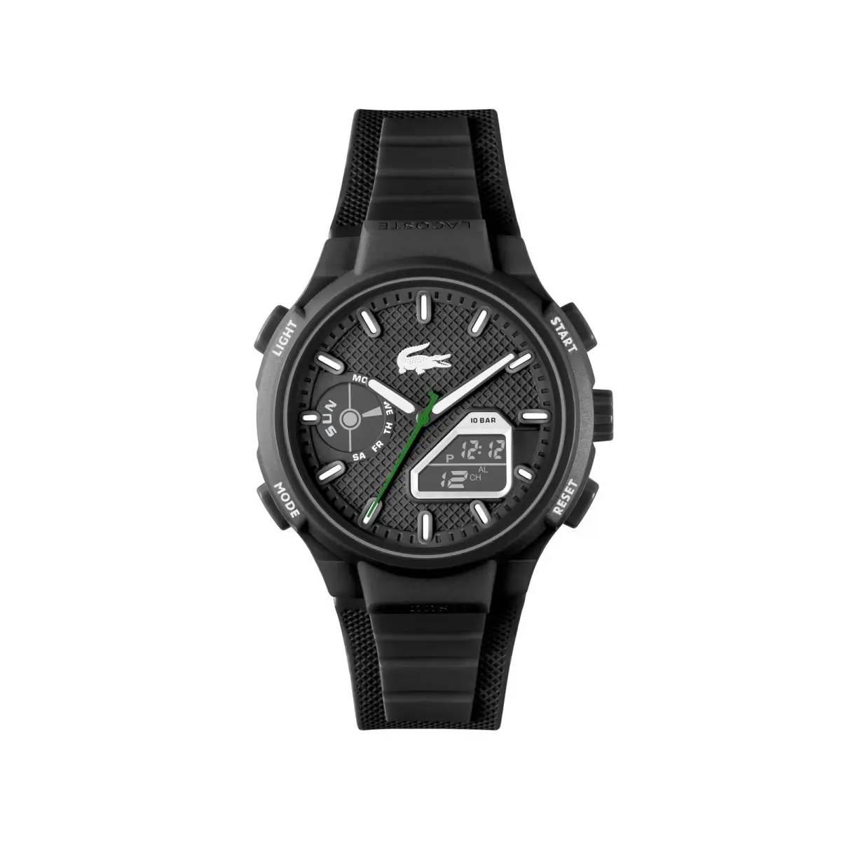 Lacoste LC33 Men’s Analog-digital Watch – 45mm Sporty Fashion 45 MM Black