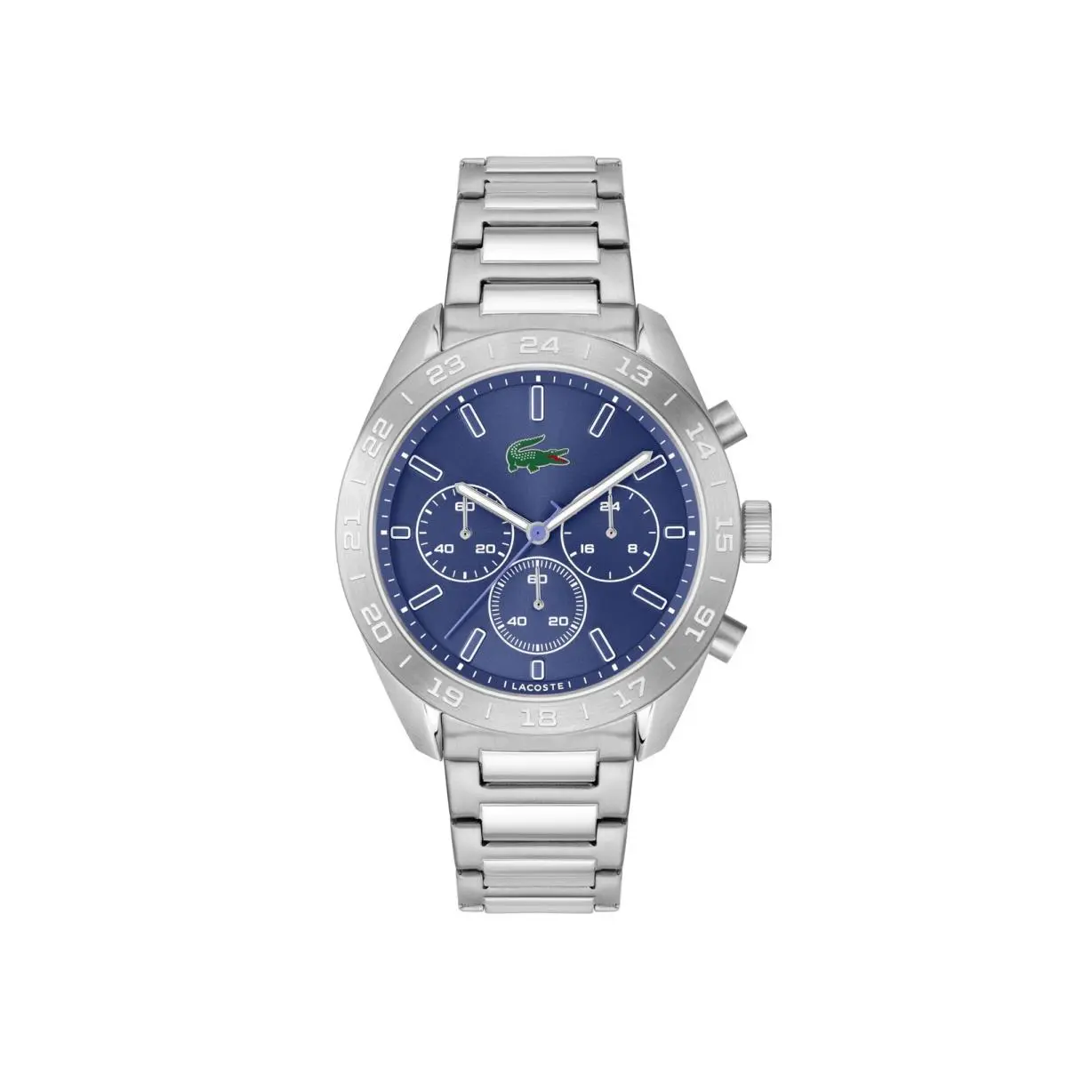 Lacoste Men`s Boston Quartz Chronograph Watch 42mm Blue