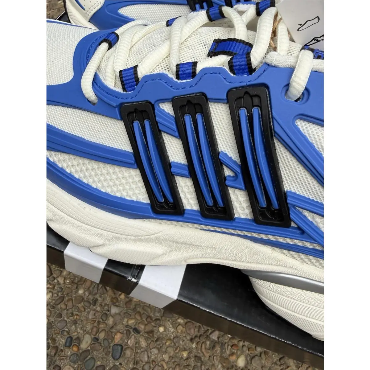 Adidas shoes - adidas - blue, black, and white 0