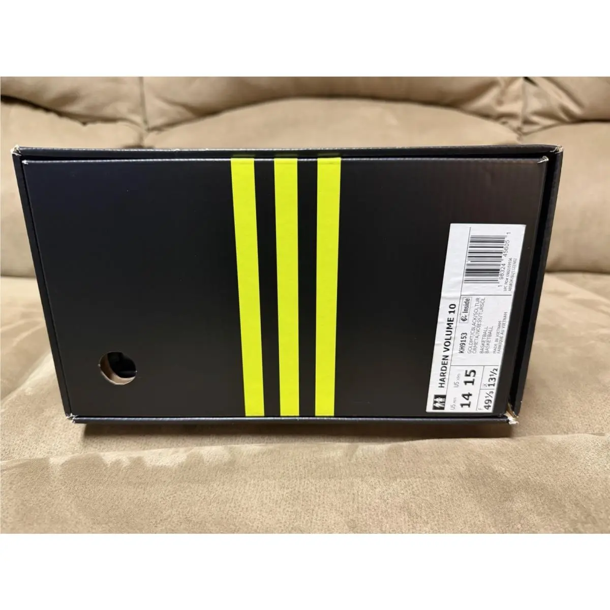 Adidas shoes - ADIDAS Harden Vol. 10 - Harden - KH9153 - Core Black/Metallic Gold/Core Black 9