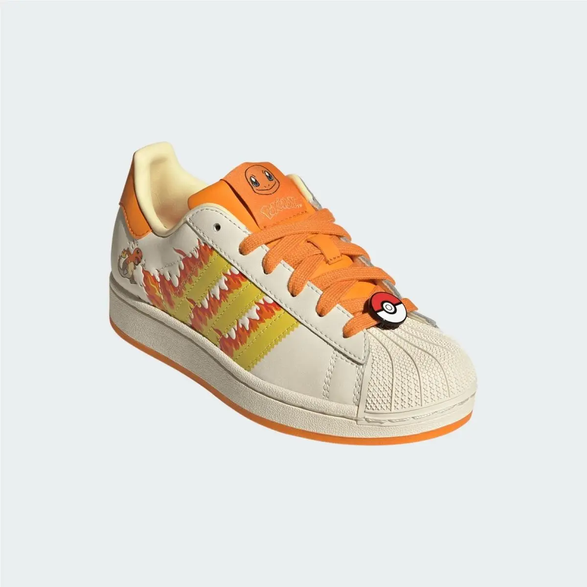 Adidas shoes - 198330041234 - 198330041234 - CREAM WHITE/SHOCK YELLOW/BRIGHT ORANGE 1