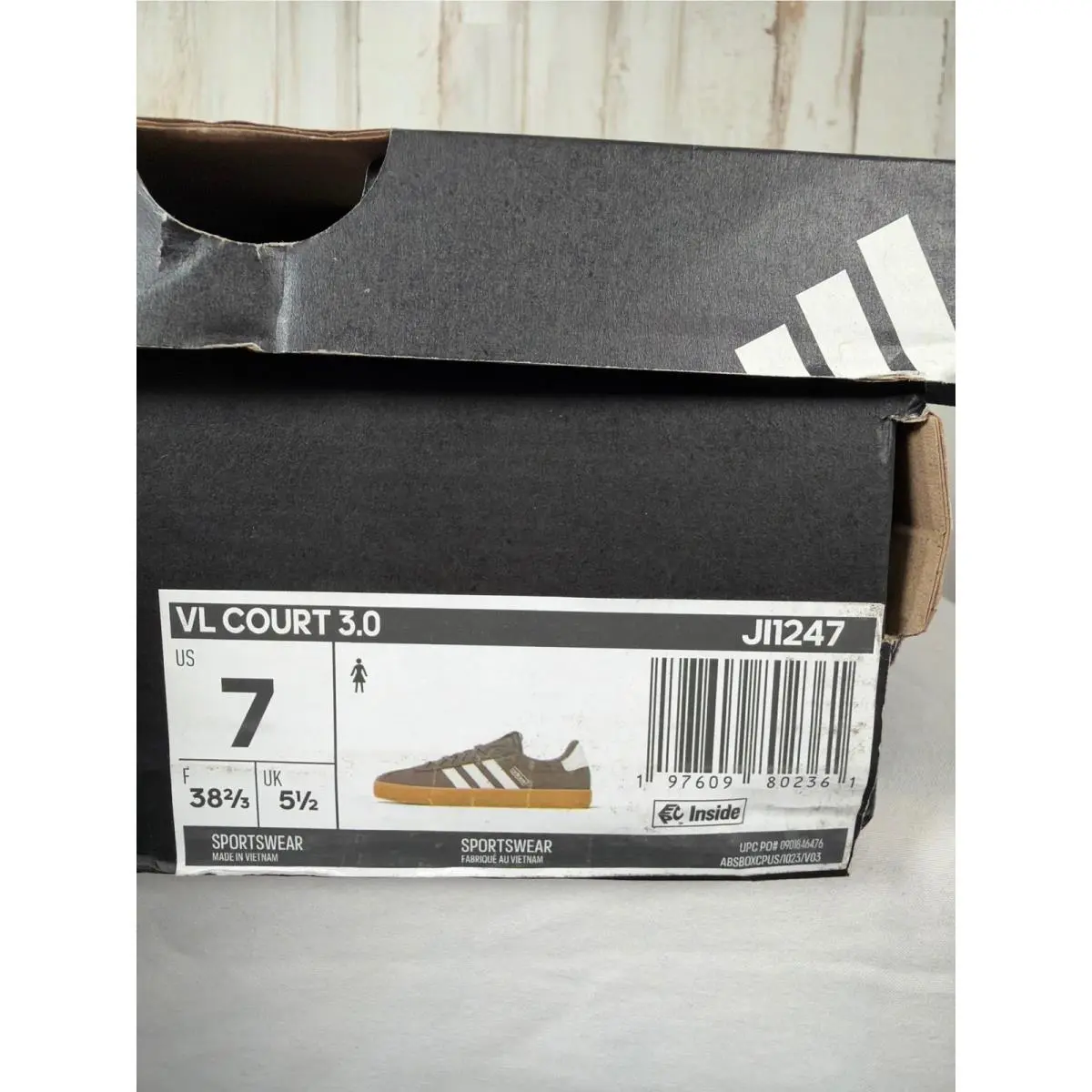 Adidas shoes - VL Court 3.0 - Court - Brown 0