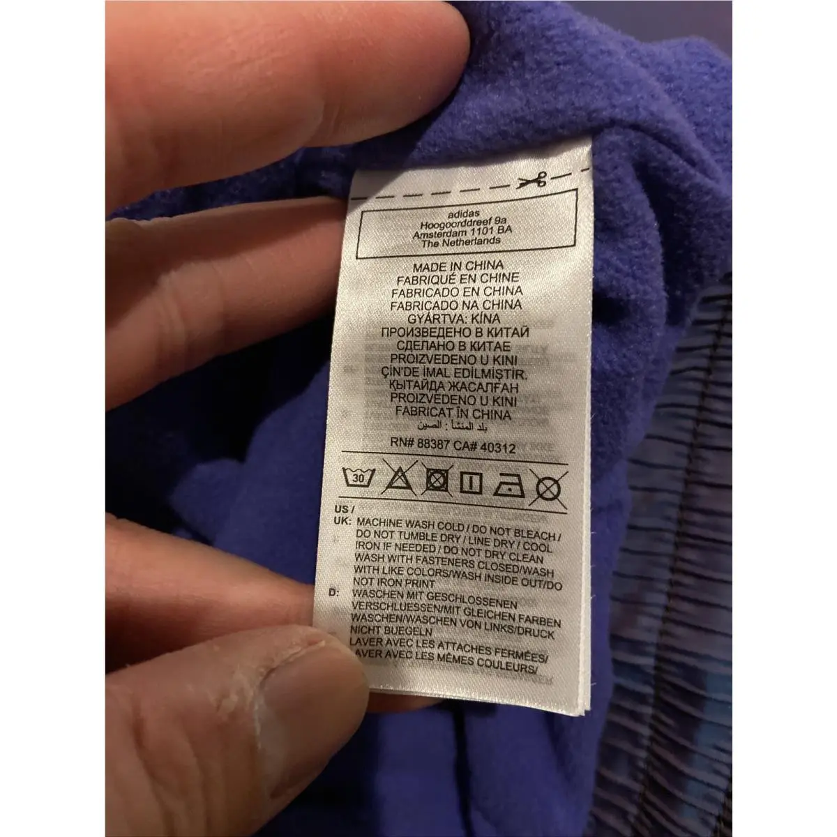 Adidas clothing - Adidas GV4673 - Purple 4