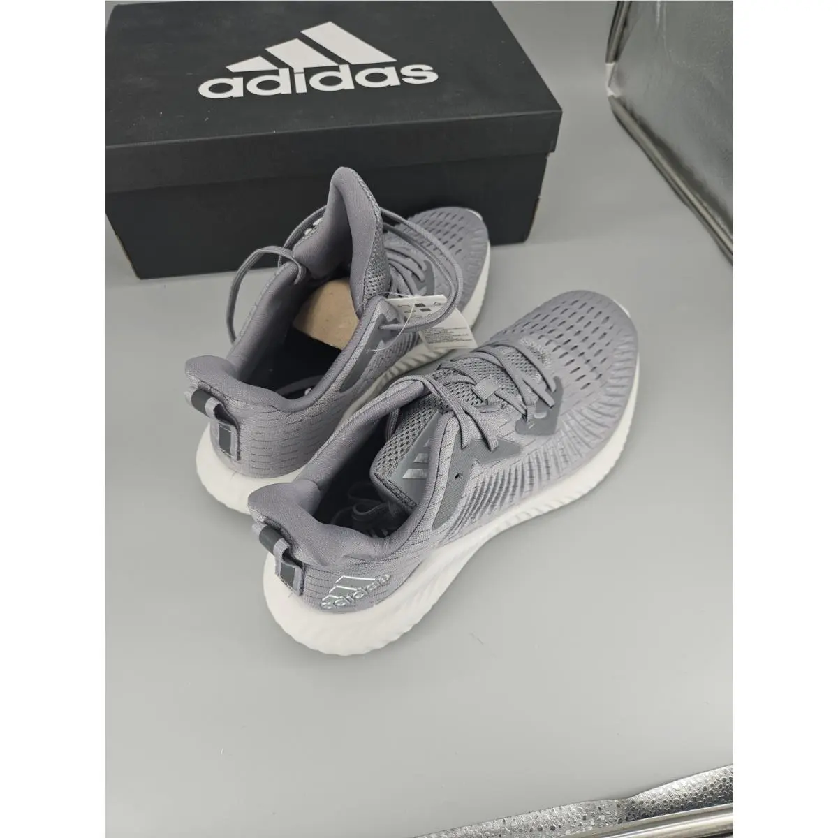 Adidas shoes - adidas AlphaBounce Plus - AlphaBounce Plus - EF1229 - Gray 1