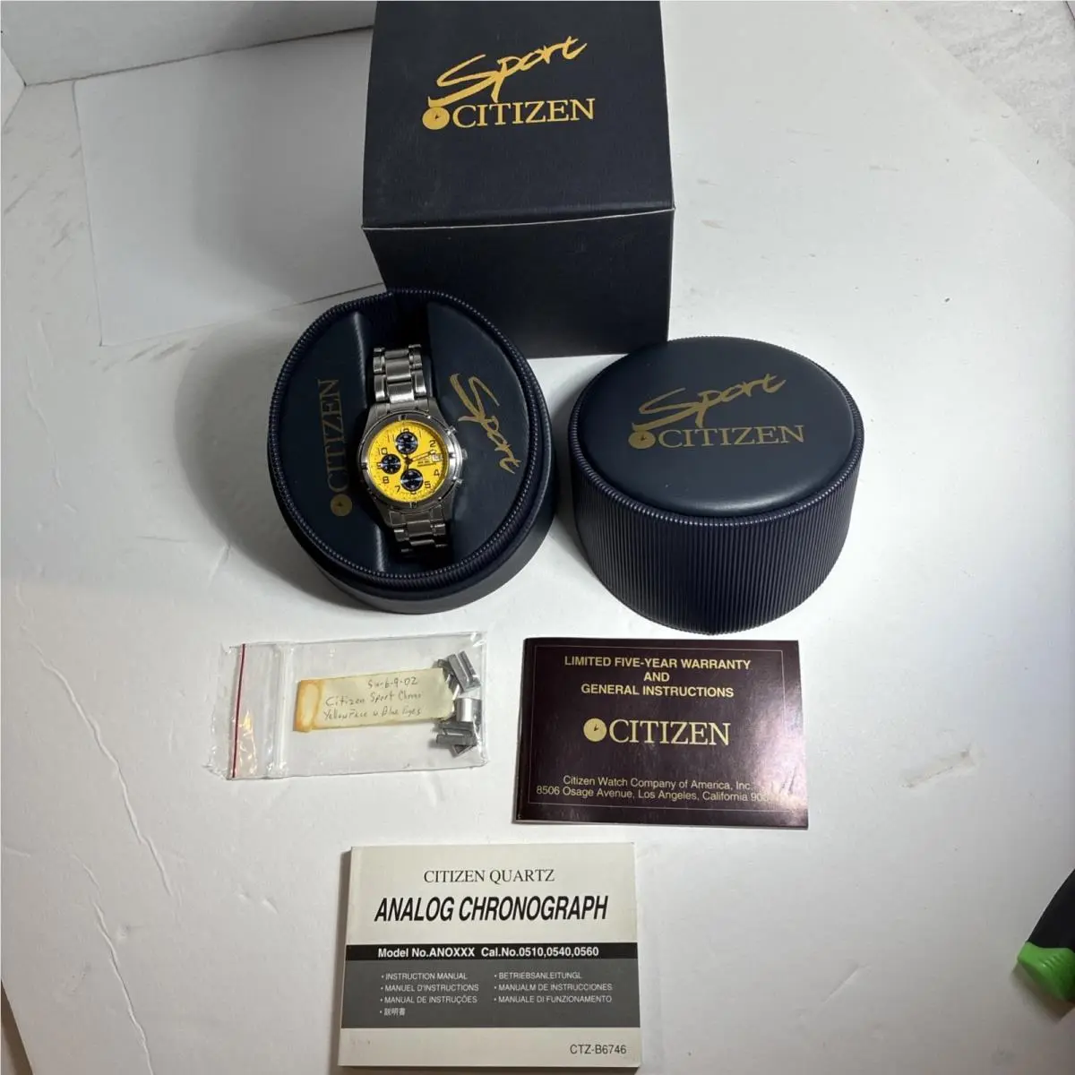 s Chronograph WR 100 Mens Watch Working by Citizen
