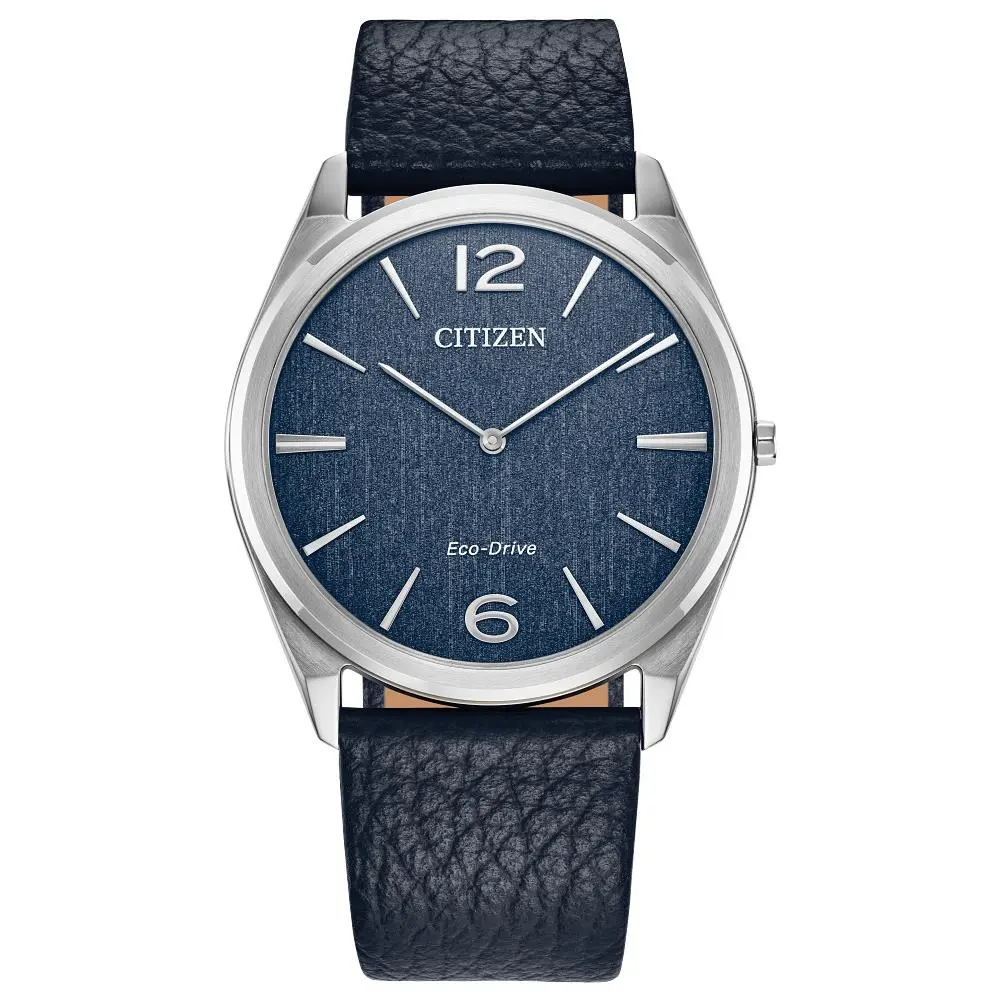 Eco-drive Suratto Blue Dial Leather Strap AR3120-08L by Citizen
