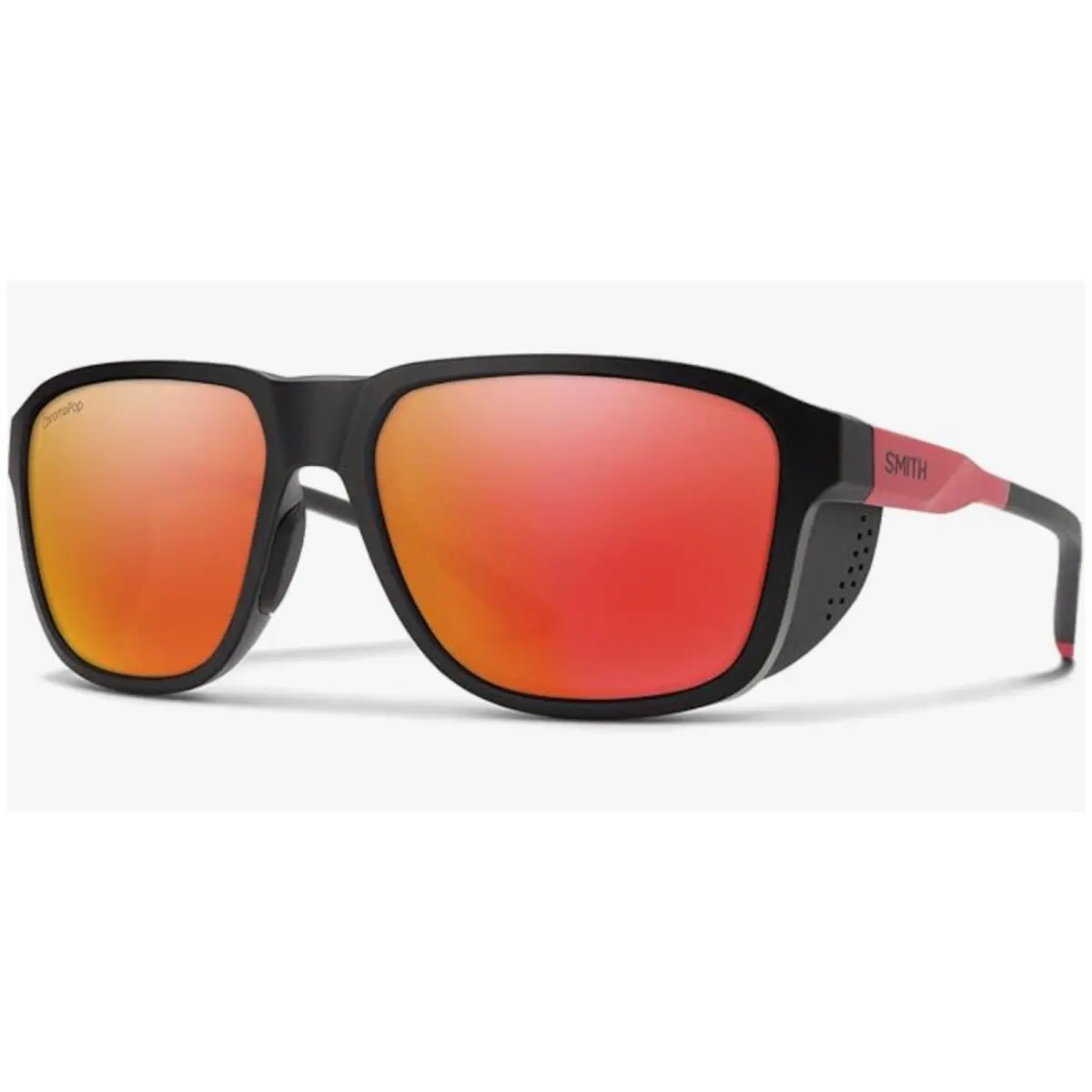 Smith Embark Sunglasses-tnf Black Red-chromapop Polarized Red Lens by Smith Optics
