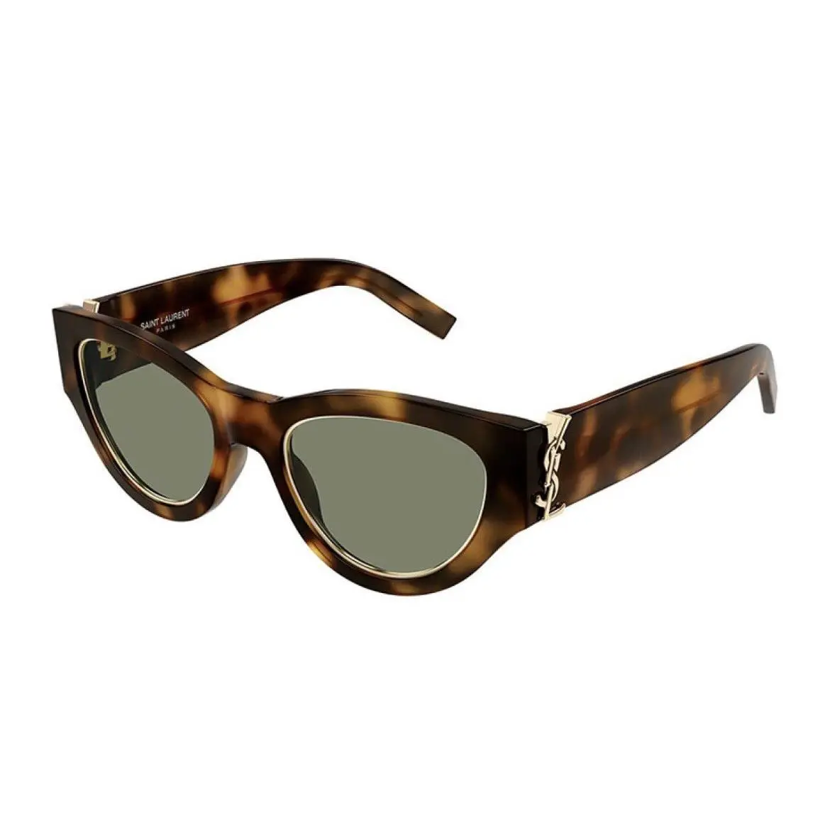 Saint Laurent Tortoiseshell Cat Eye Sunglasses SL M94 Rim by Yves Saint Laurent