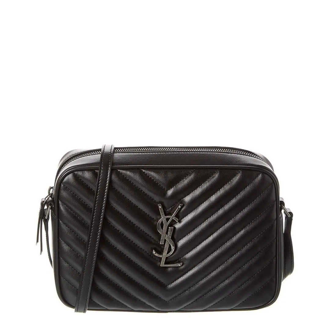 Saint Laurent Lou Monogram Leather Camera Bag Women`s by Yves Saint Laurent