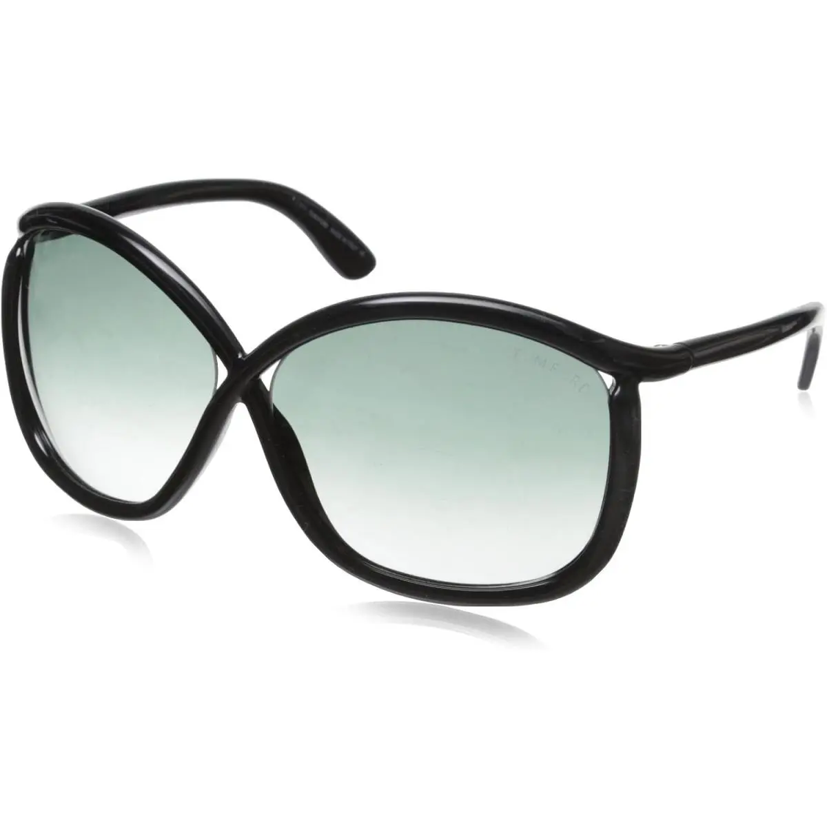 TF0201-CHARLIE 01B 64mm Sunglasses Black / Grey Gradient Lens by Tom Ford