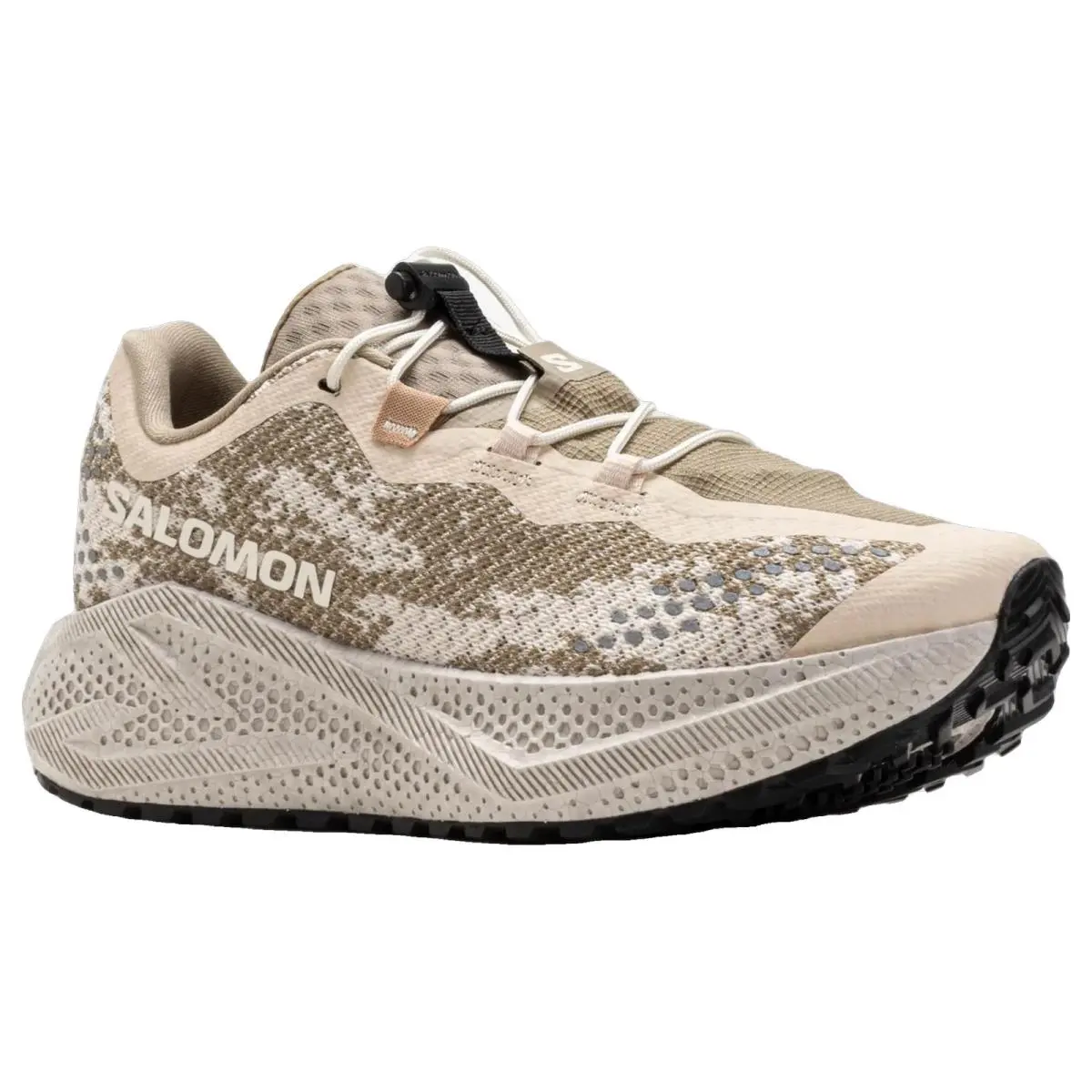 Salomon shoes - Aero Glide 4 Grvl - Aero Glide Grvl - L45407300 - Tapioca/Desert Tan/Burro 10