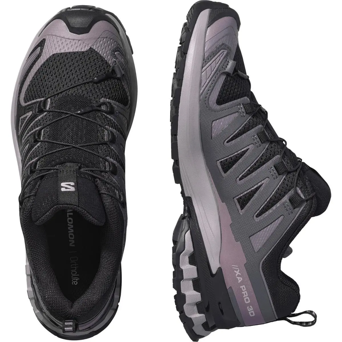 Salomon shoes - Salomon XA Pro 3D - Pro - L47882900 - Black/Gull/Excalibur 8