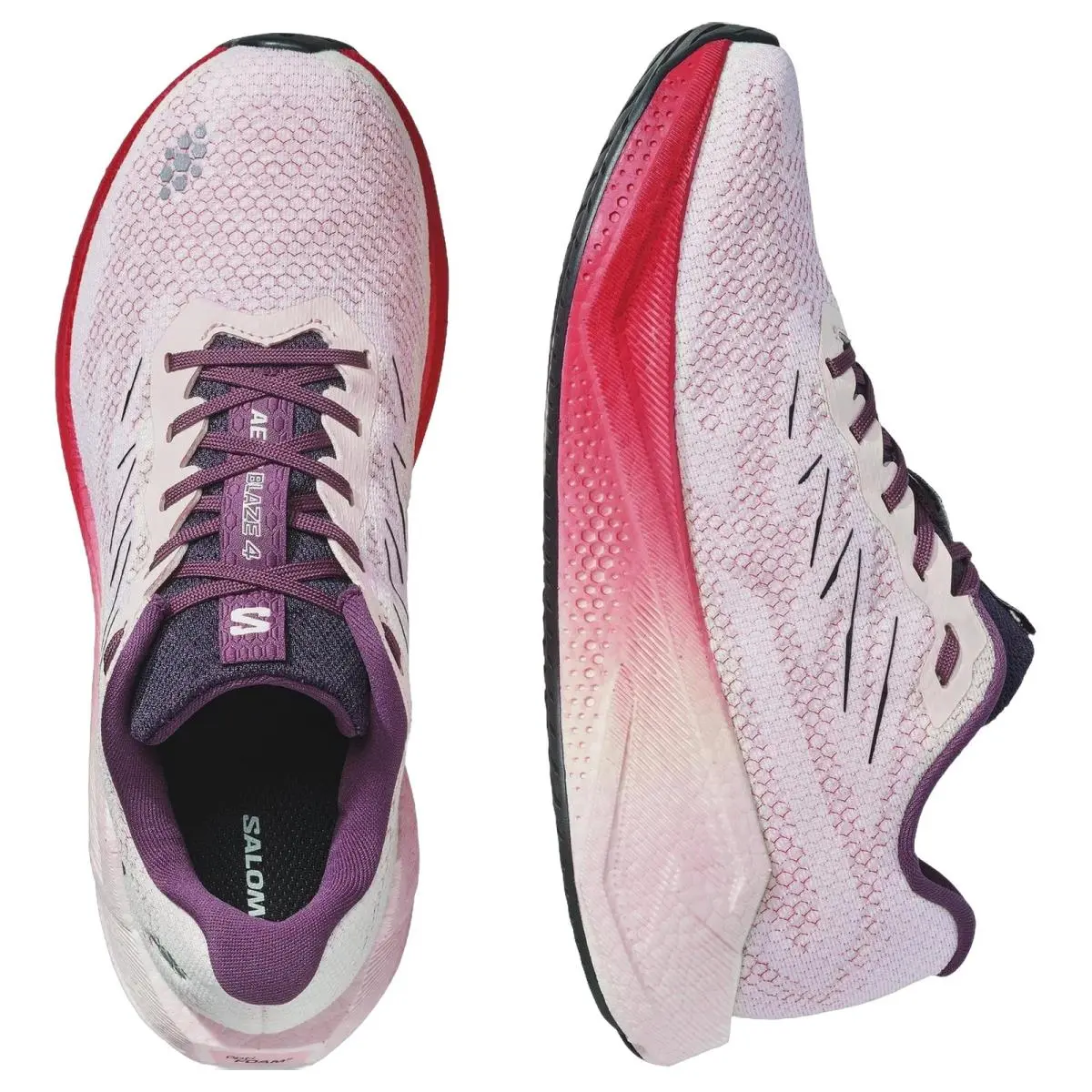 Salomon shoes - Aero Blaze 4 - Aero Blaze - L45396900 - Vanilla Ice/Huckleberry/Lava Falls 10