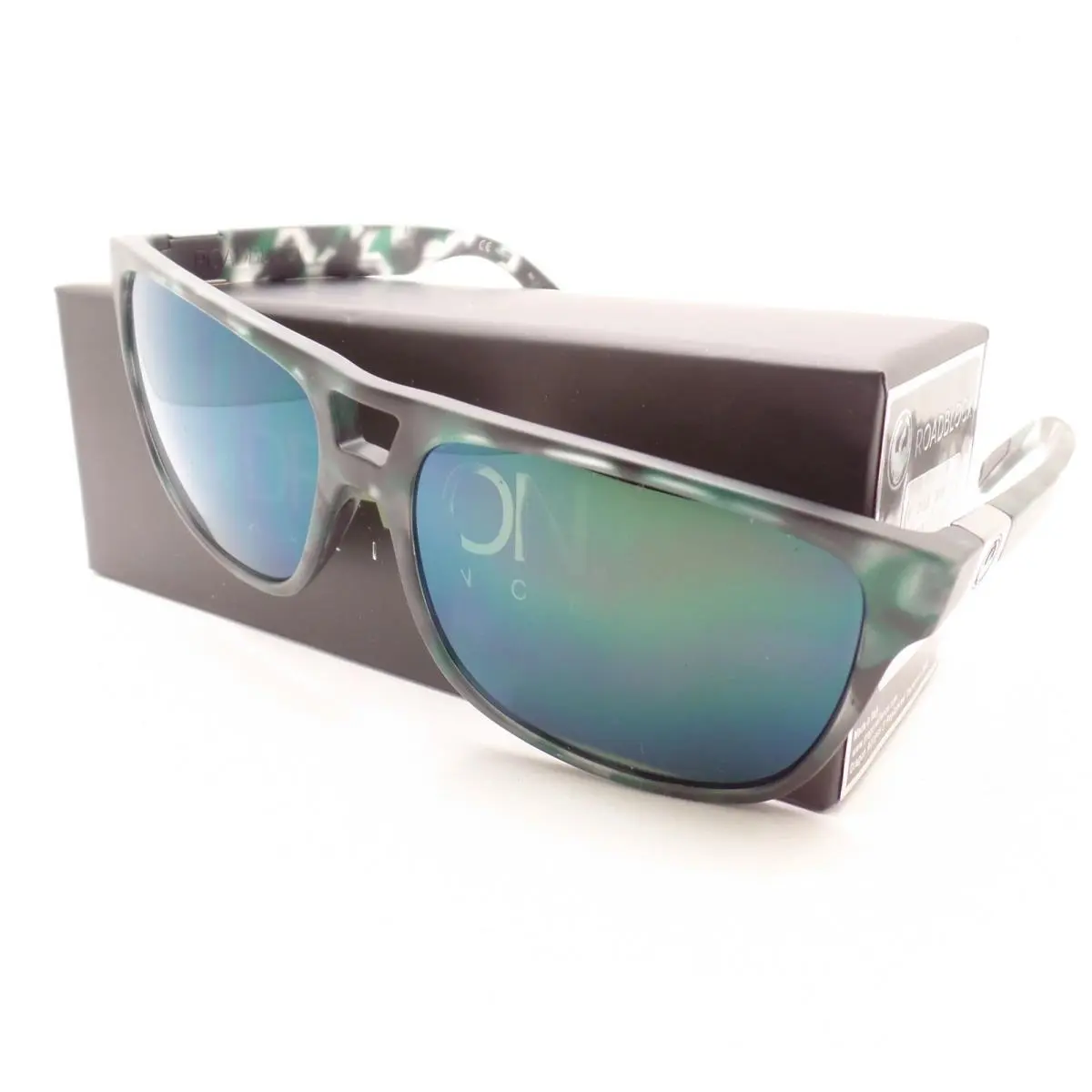 Dragon DR Roadblock 342 Matte Olive Tortoise Petrol Ion Sunglasses by Dragon Alliance