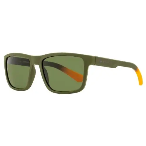 Dragon Rectangular Sunglasses Reed LL 313 Matte Olive 57mm by Dragon Alliance
