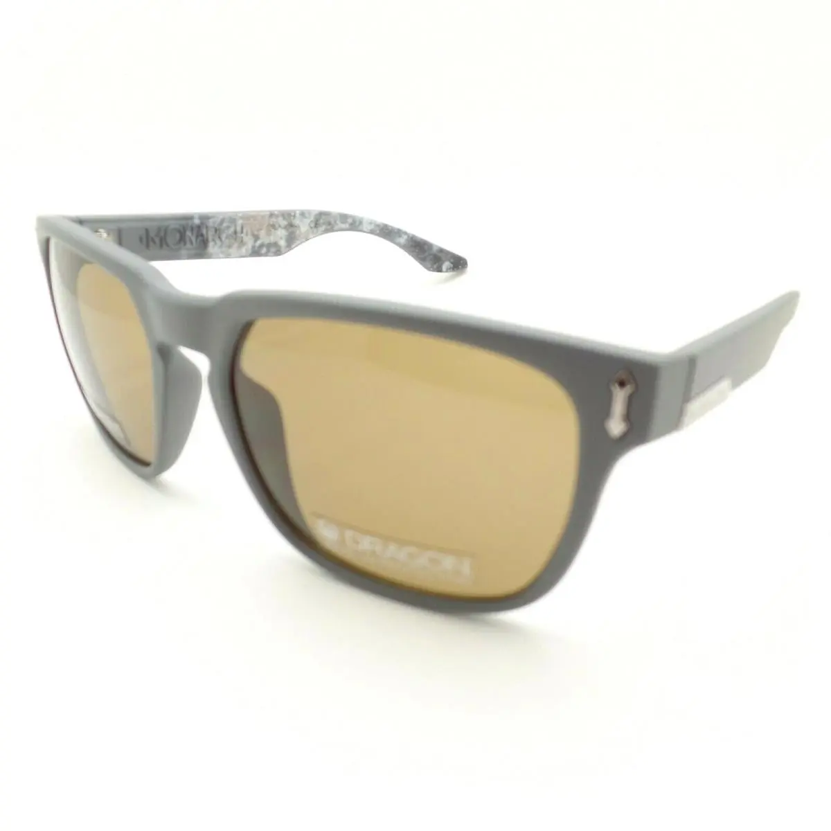 Dragon DR Monarch 513S 028 LL Matte Grey Galaxy Brown Sunglasses by Dragon Alliance