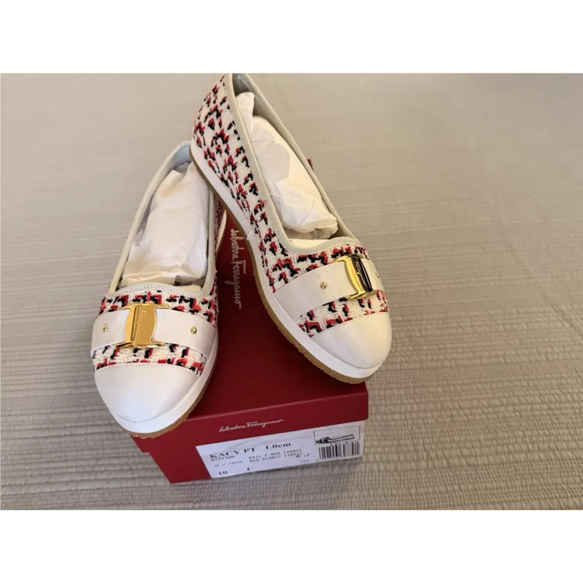 Salvatore Ferragamo shoes - Salvatore Ferragamo Kacy Woven Espadrilles - Multicolor 4
