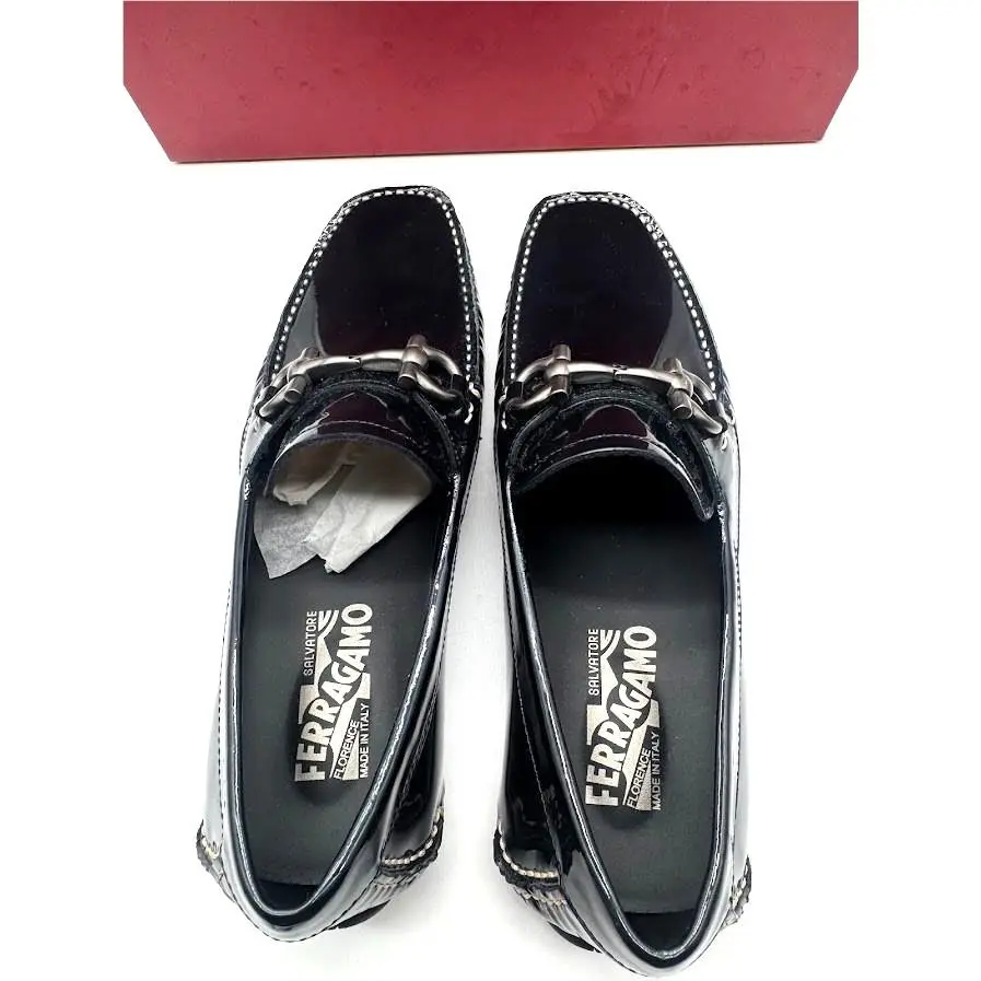 Salvatore Ferragamo shoes - Salvatore Ferragamo Parigi Gancini Bit Driver - Black 2