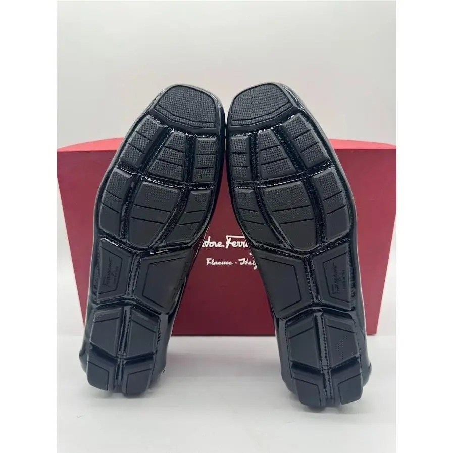Salvatore Ferragamo shoes - Salvatore Ferragamo Parigi Gancini Bit Driver - Black 7