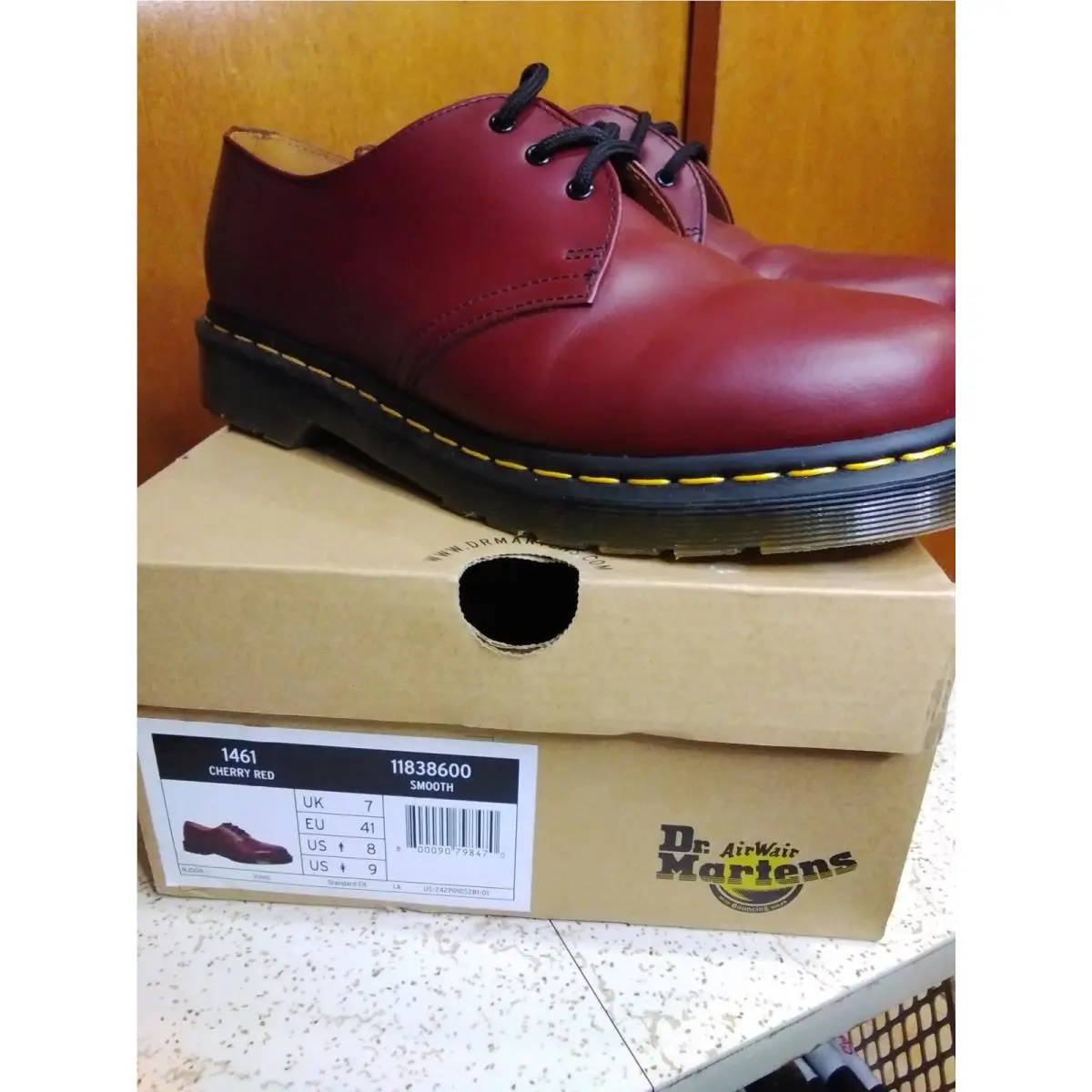 Dr. Martens shoes - doc marten 1461 - doc marten - Red 4