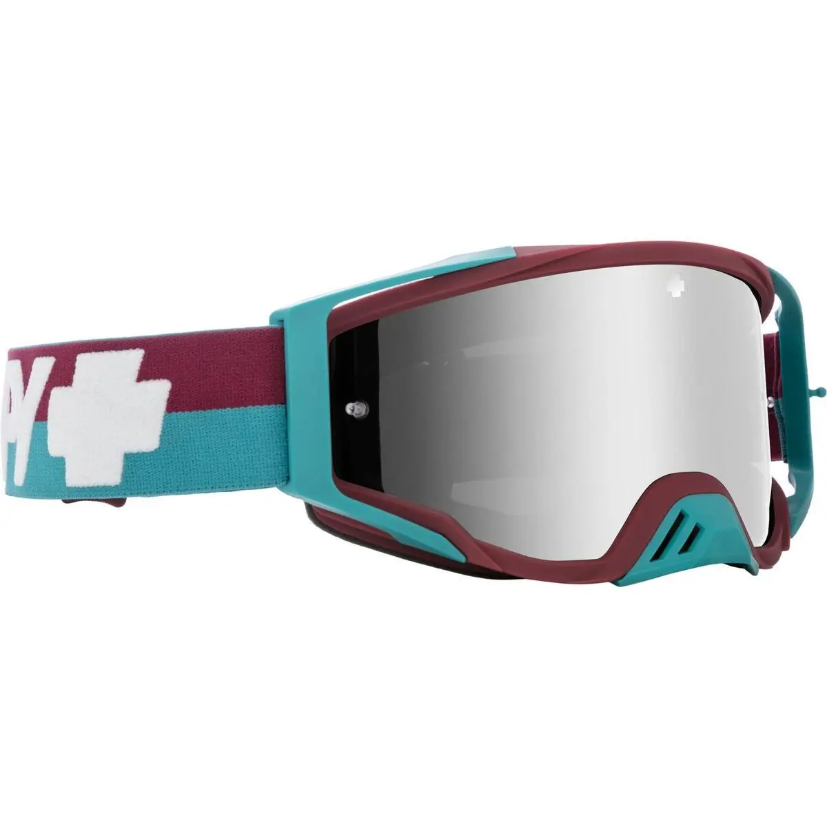 Spy Optic Foundation Plus Bolt Teal Motocross Goggles