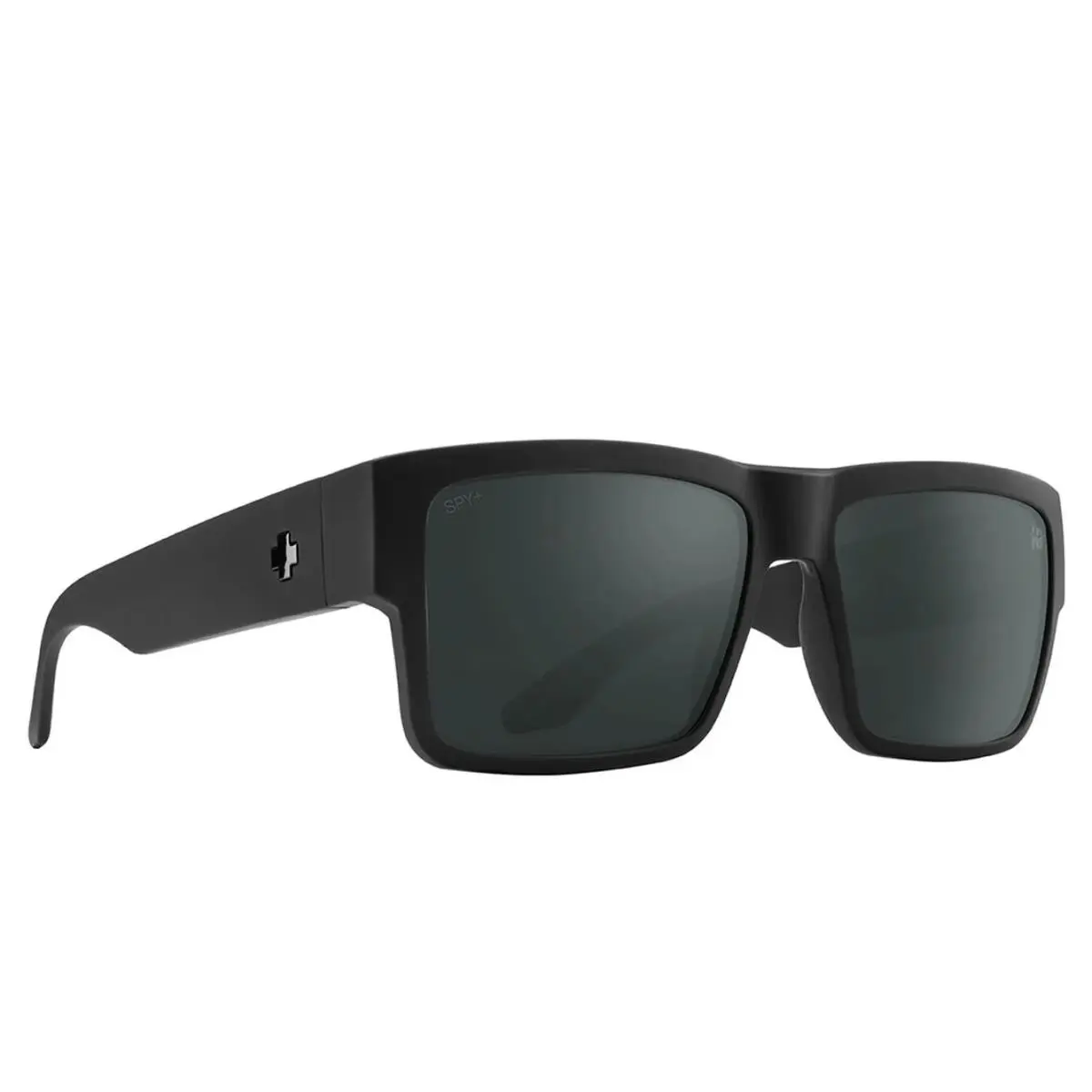 Adult Spy+ Cyrus Sunglasses Soft Matte Black Frame Happy Gray Lens