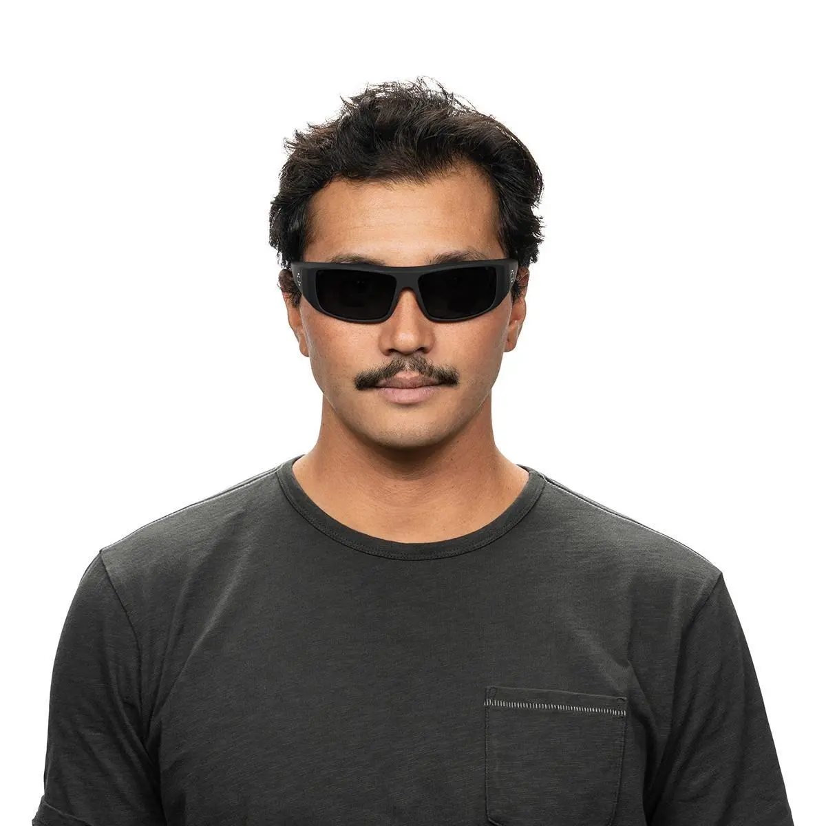 Spy Optic Logan Sosi Matte Black Ansi RX Sunglasses