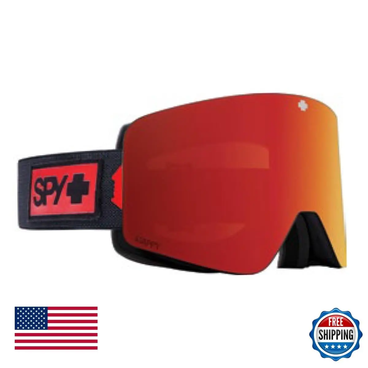 Spy Optic Marauder Night Rider Happy Bronze Red Mirror/clear One Size