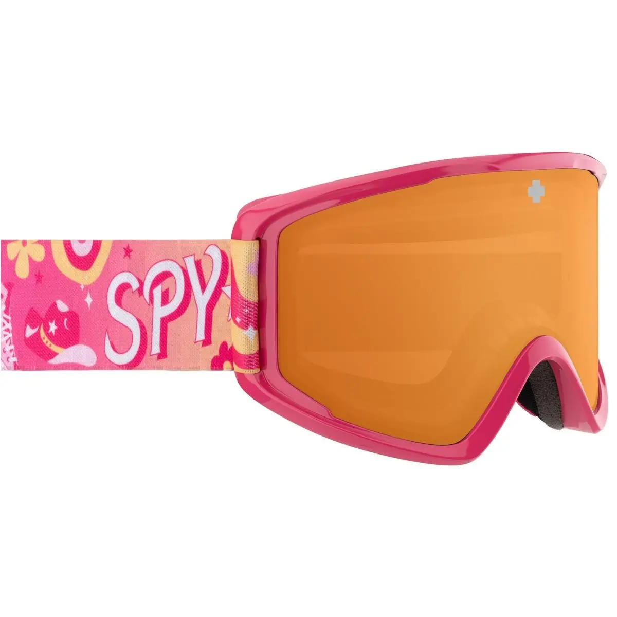 Spy Crusher Elite Jr Eco Snow Goggles Pink Party Frame LL Persimmon Lens