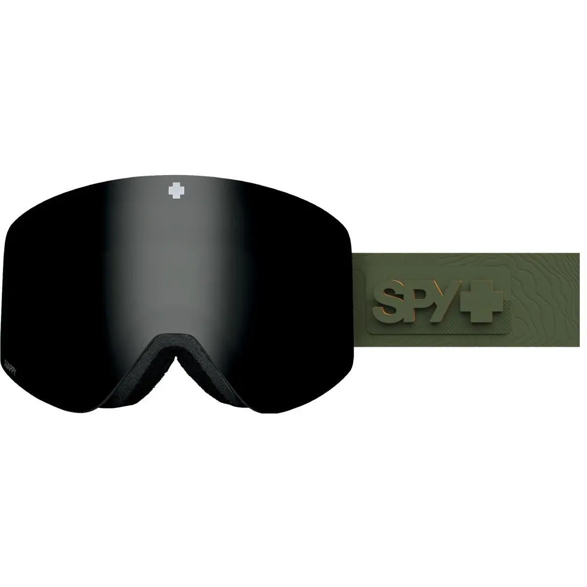 Spy Marauder Snow Goggles Olive Topo HB Black Mirror + HB LL Coral Bonus Lens