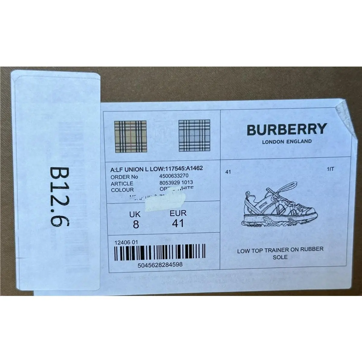 Burberry shoes - 8053929 - 8053929 - White 9