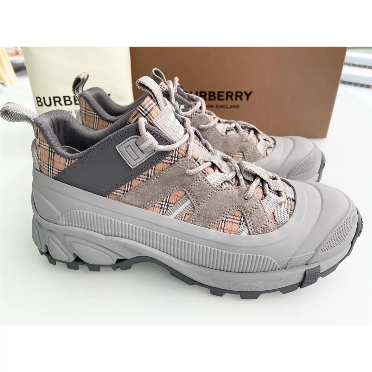 Burberry shoes - Burberry Arthur - Arthur - 8043864 - Gray (UPC: 5045626154756) 9