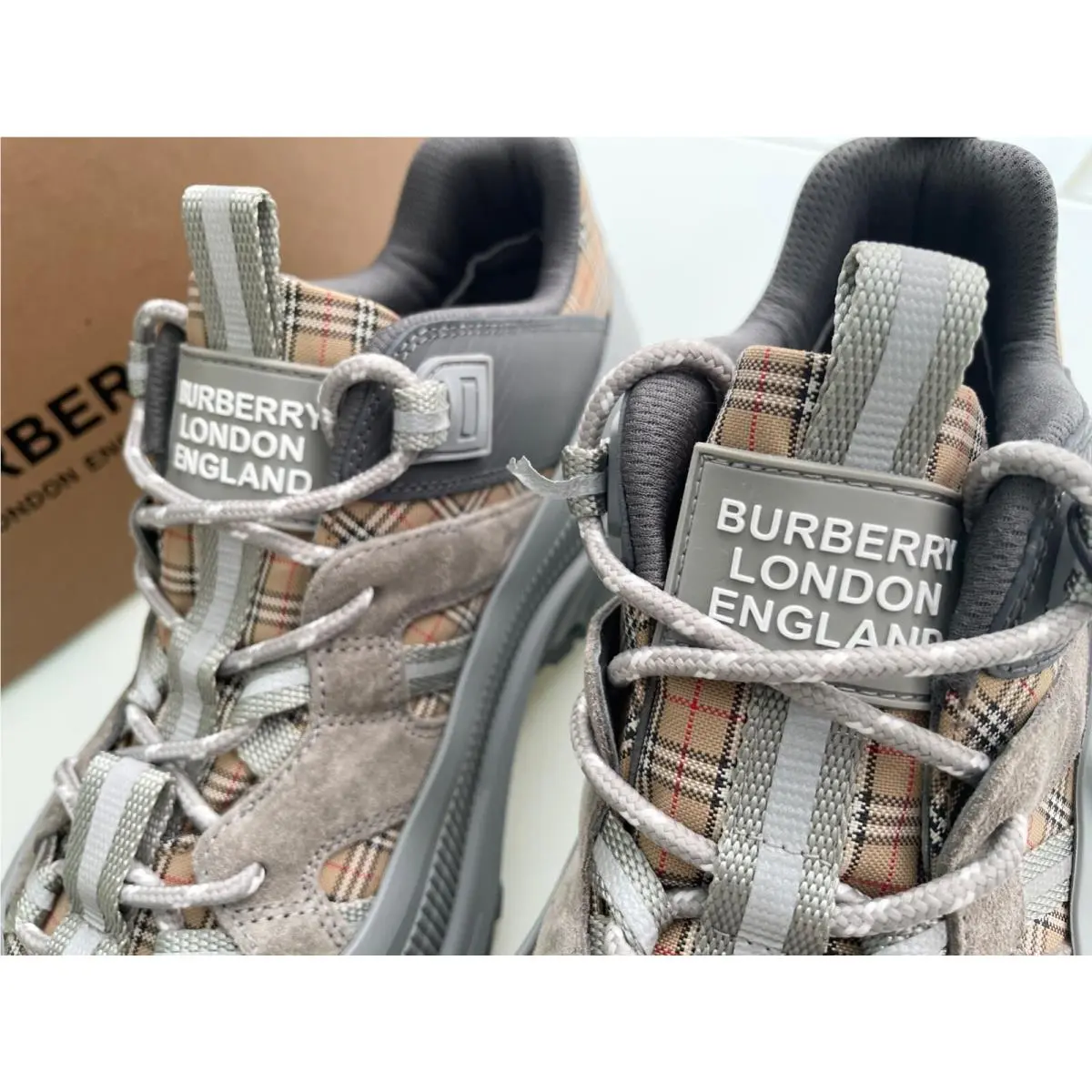 Burberry shoes - Burberry Arthur - Arthur - 8043864 - Gray (UPC: 5045626154756) 1