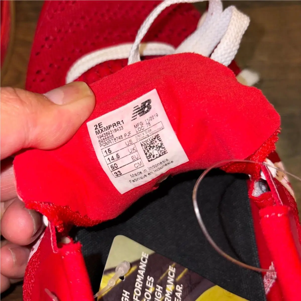 New Balance shoes - Minimus Prevail - Minimus Prevail - Red 1