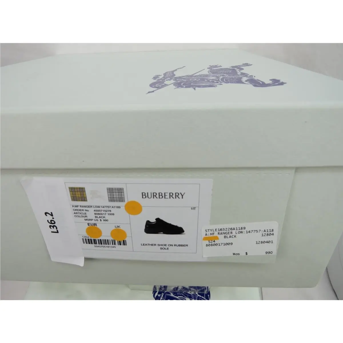Burberry shoes - Ranger - Ranger - Black (UPC: 5045704151448) 12