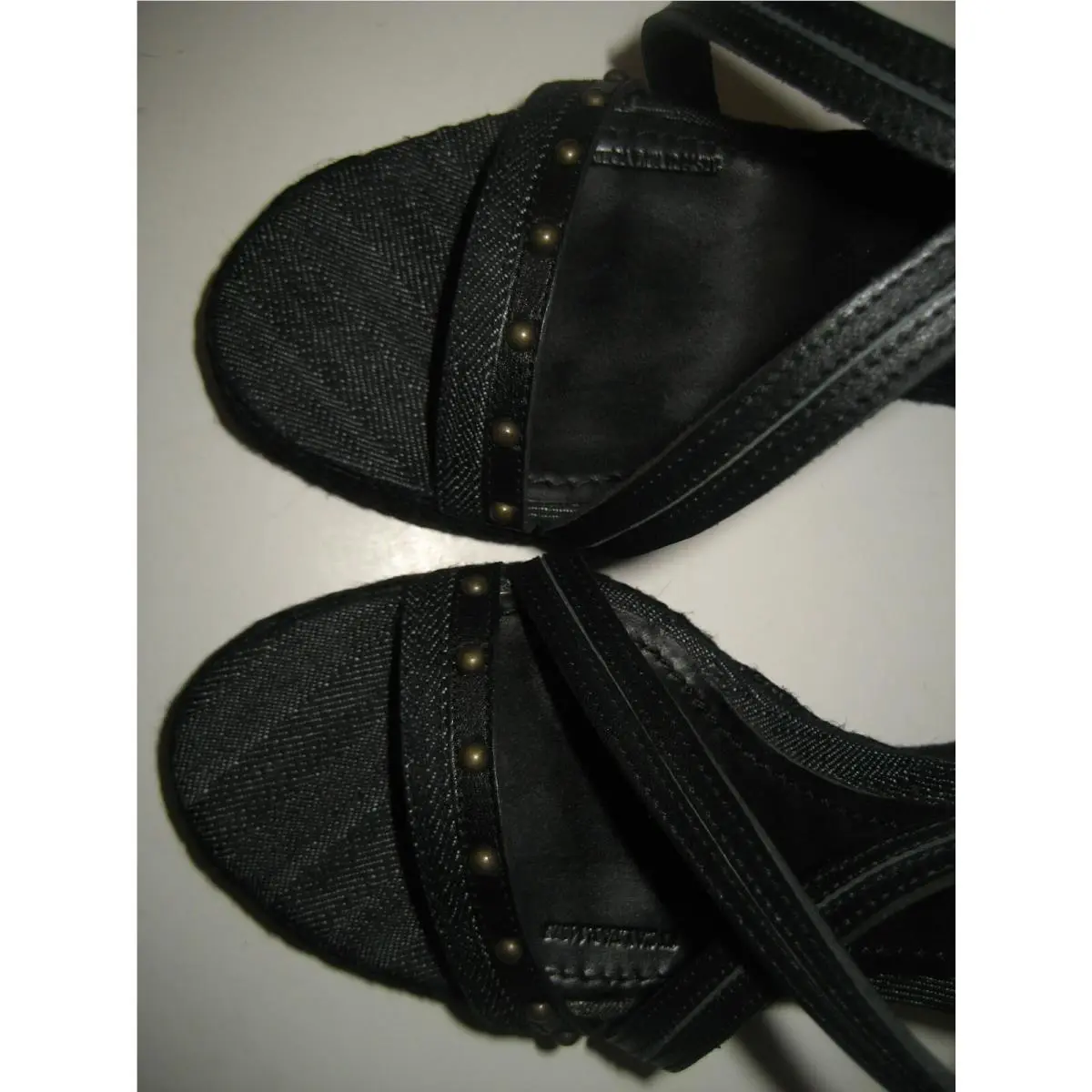Burberry shoes - Demin Check Jaquard - Demin Check Jaquard - Black, Main: Nude 4
