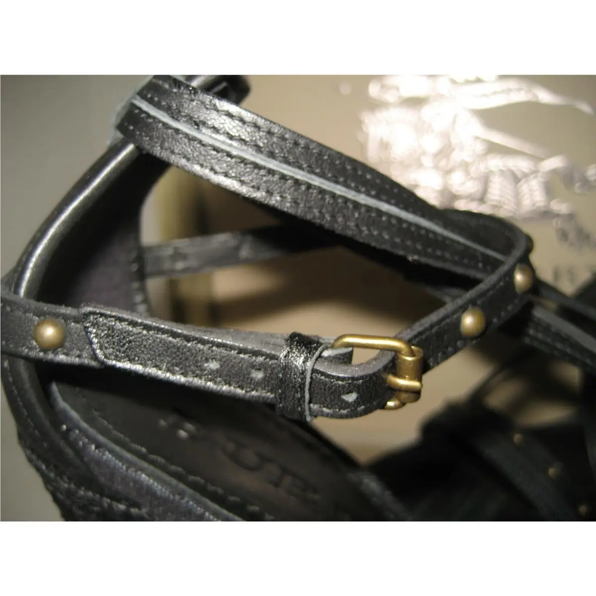 Burberry shoes - Demin Check Jaquard - Demin Check Jaquard - Black, Main: Nude 6