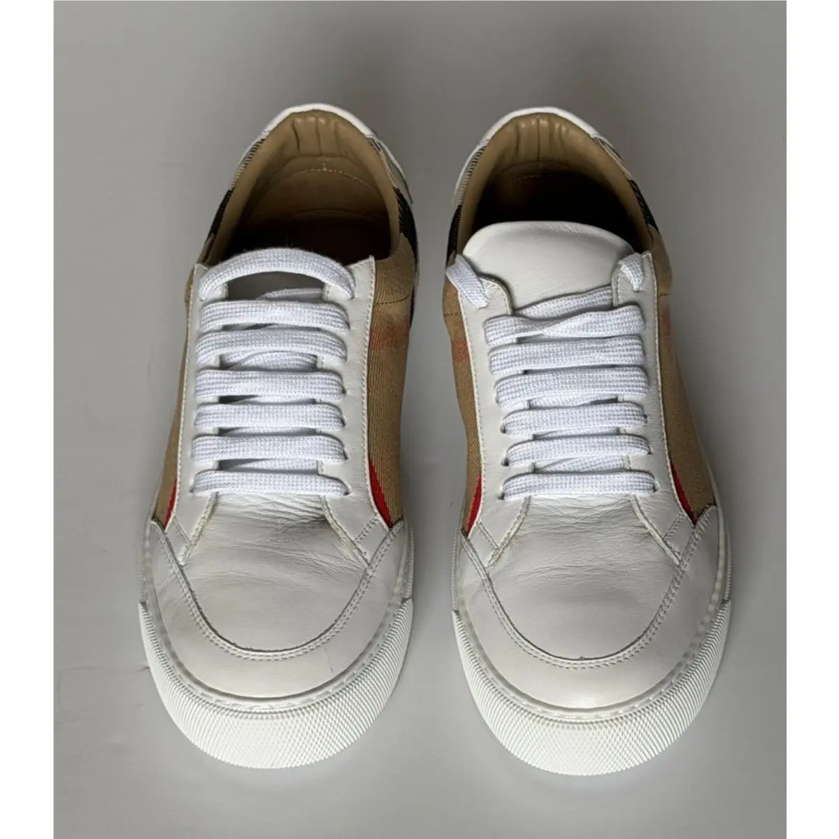 Burberry shoes - Burberry Salmond Check - Salmond Check - White 9